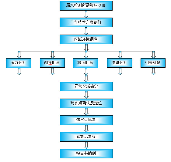 漏水檢測流程 漏水檢測流程